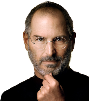 Steve Jobs photo from Apple website