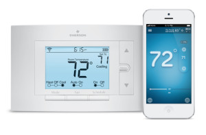 Emerson wireless thermostat and app.
