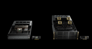 The Nvidia X800 line of switches, along with their associated NICs (Image courtesy Nvidia)
